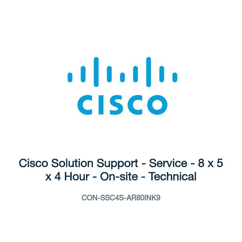 CON-SSC4S-AR80INK9: Cisco Solution Support