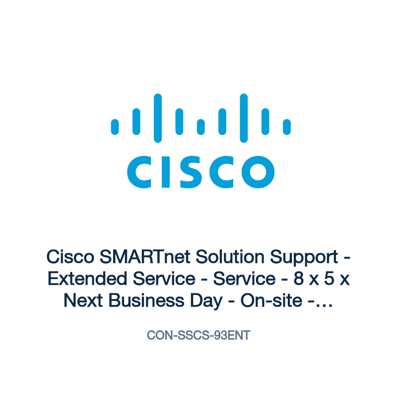 CON-SSCS-93ENT: Cisco SMARTnet Solution Support
