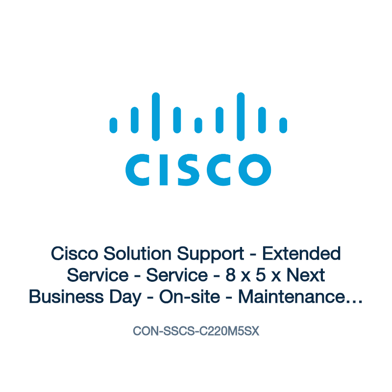 CON-SSCS-C220M5SX: Cisco Solution Support