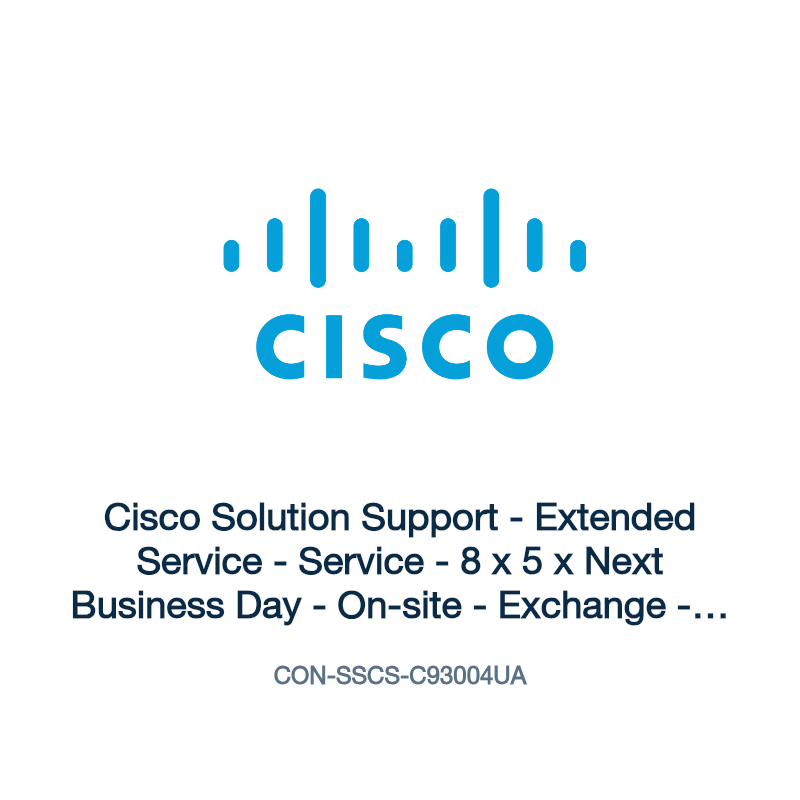 CON-SSCS-C93004UA: Cisco Solution Support