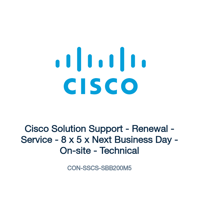 CON-SSCS-SBB200M5: Cisco Solution Support