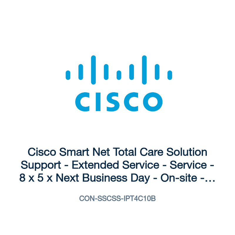 CON-SSCSS-IPT4C10B: Cisco Smart Net Total Care Solution Support