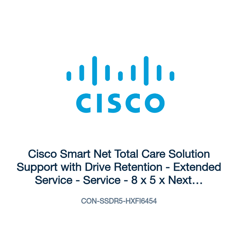 CON-SSDR5-HXFI6454: Cisco Smart Net Total Care Solution Support with Drive Retention