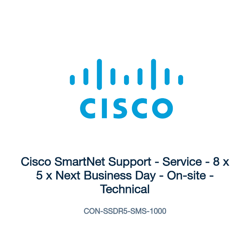 CON-SSDR5-SMS-1000: Cisco SmartNet Support