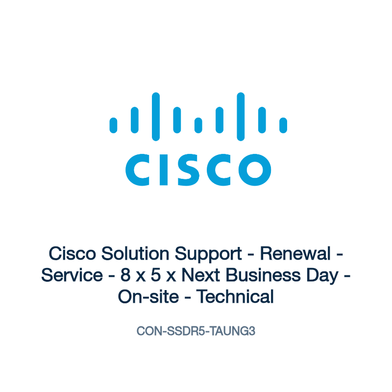 CON-SSDR5-TAUNG3: Cisco Solution Support