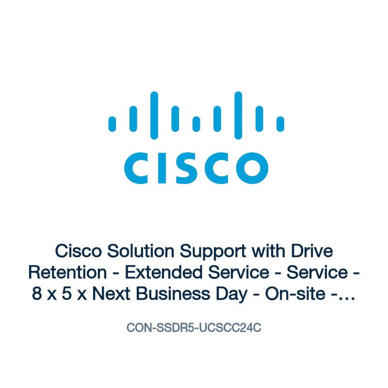 CON-SSDR5-UCSCC24C: Cisco Solution Support with Drive Retention