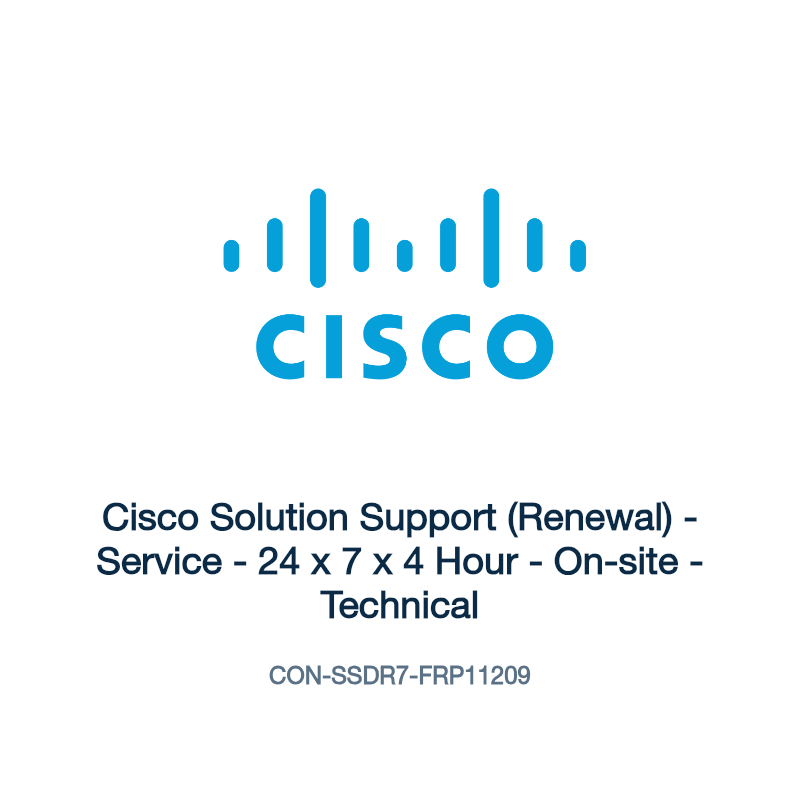 CON-SSDR7-FRP11209: Cisco Solution Support (Renewal)