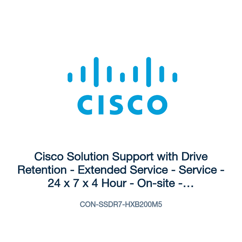 CON-SSDR7-HXB200M5: Cisco Solution Support with Drive Retention
