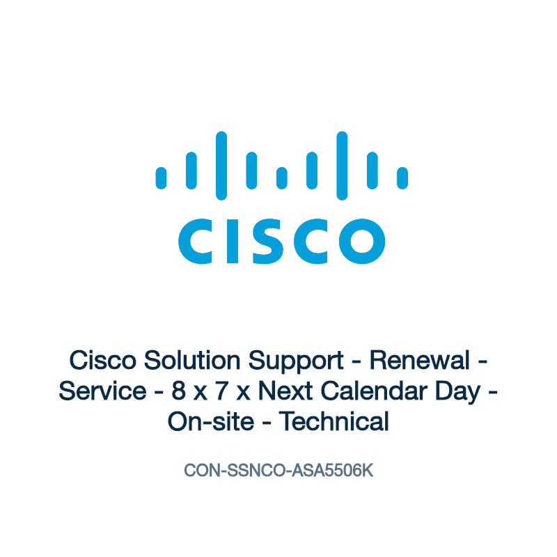 CON-SSNCO-ASA5506K: Cisco Solution Support