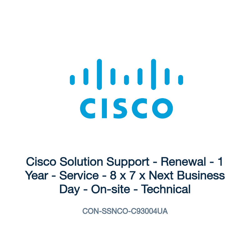 CON-SSNCO-C93004UA: Cisco Solution Support