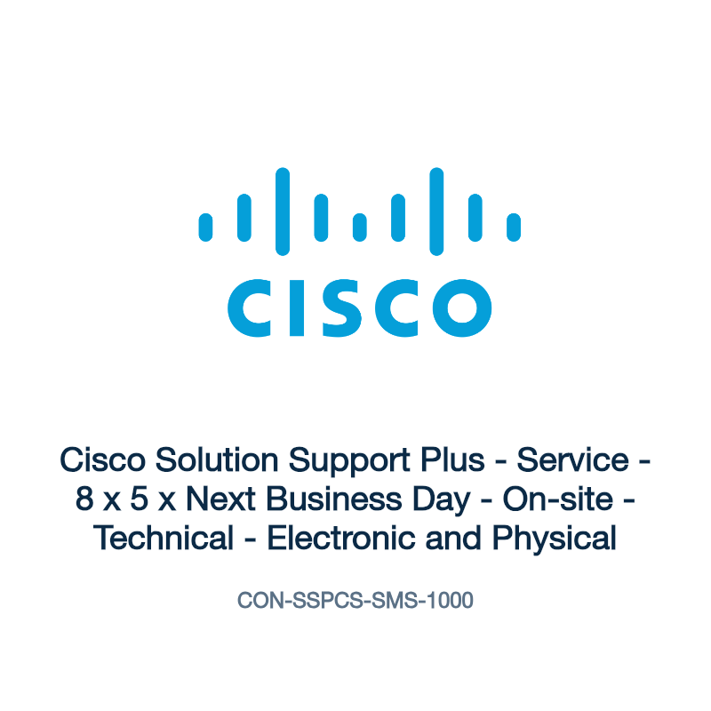 CON-SSPCS-SMS-1000: Cisco Solution Support Plus