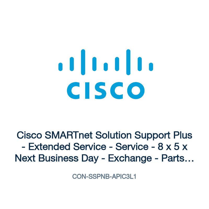 CON-SSPNB-APIC3L1: Cisco SMARTnet Solution Support Plus