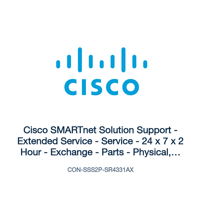 CON-SSS2P-SR4331AX: Cisco SMARTnet Solution Support