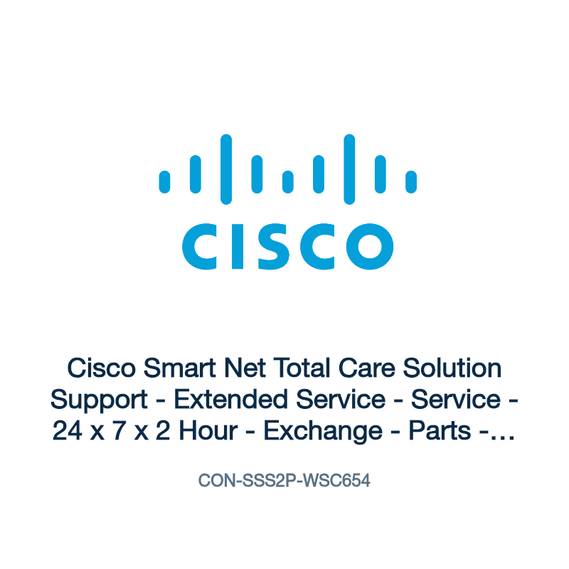 CON-SSS2P-WSC654: Cisco Smart Net Total Care Solution Support