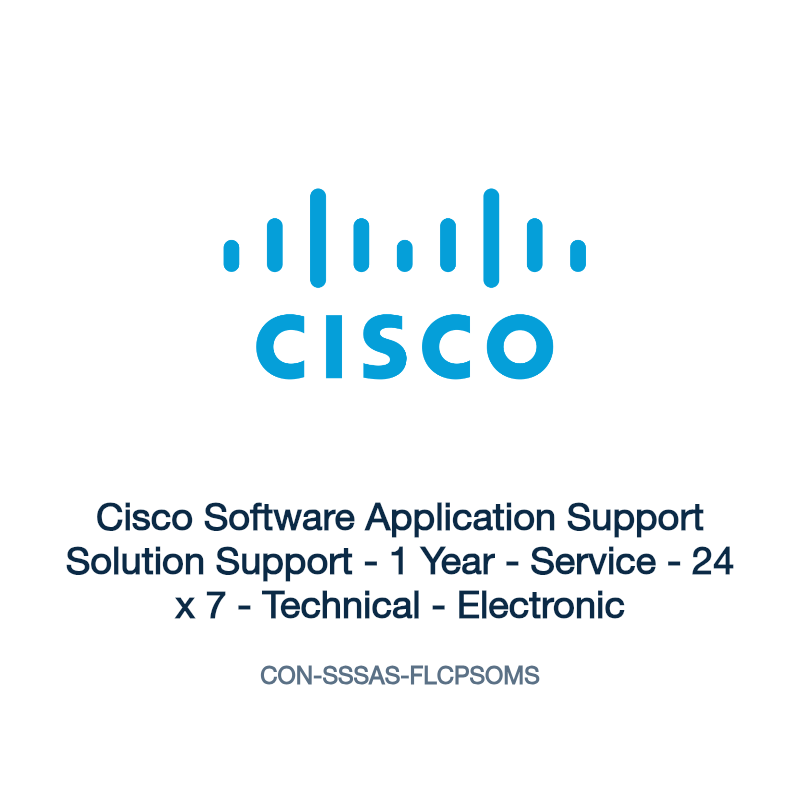 CON-SSSAS-FLCPSOMS: Cisco Software Application Support Solution Support