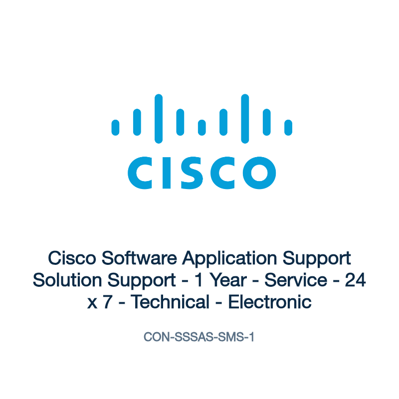 CON-SSSAS-SMS-1: Cisco Software Application Support Solution Support