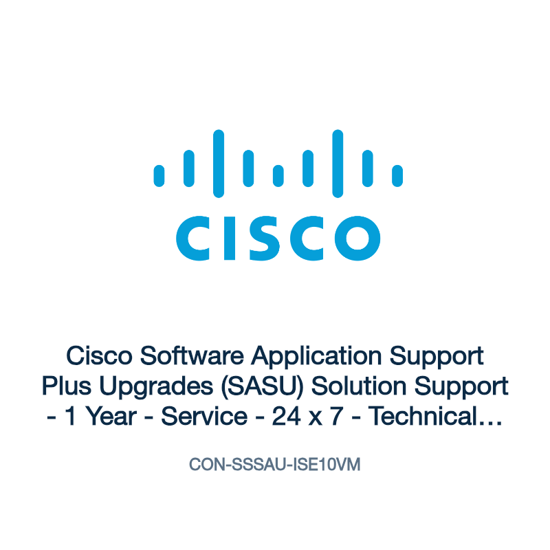CON-SSSAU-ISE10VM: Cisco Software Application Support Plus Upgrades (SASU) Solution