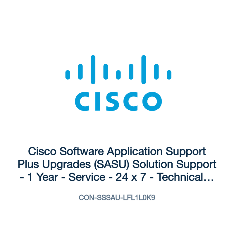 CON-SSSAU-LFL1L0K9: Cisco Software Application Support Plus Upgrades (SASU) Solution