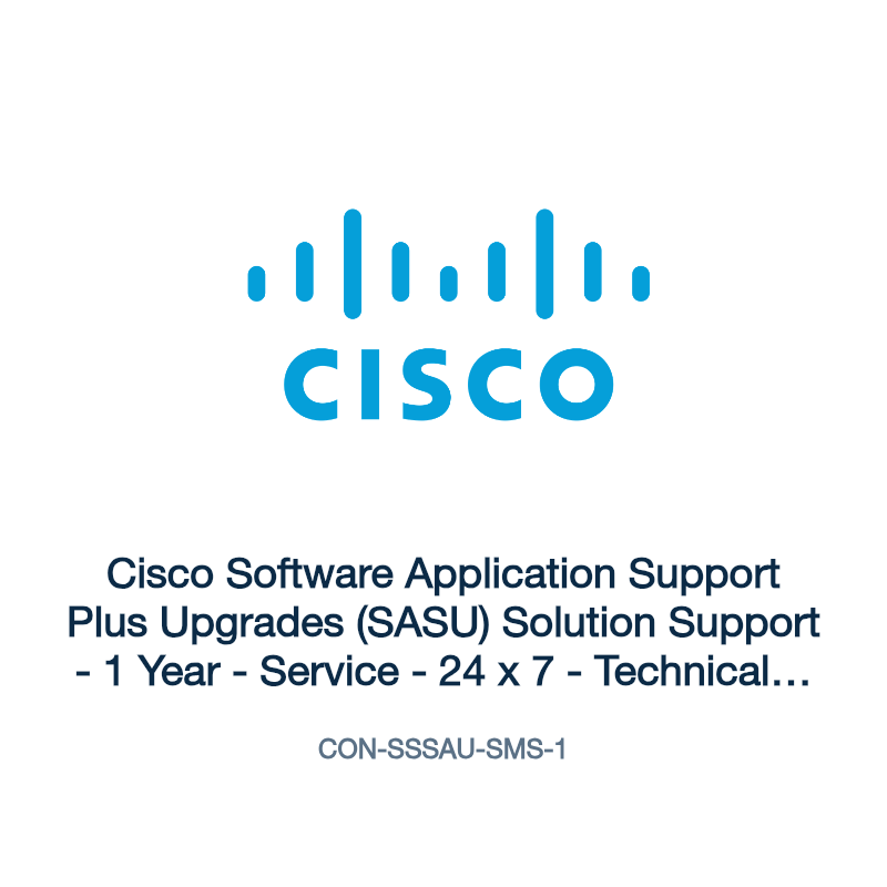 CON-SSSAU-SMS-1: Cisco Software Application Support Plus Upgrades (SASU) Solution