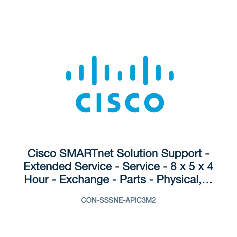 CON-SSSNE-APIC3M2: Cisco SMARTnet Solution Support