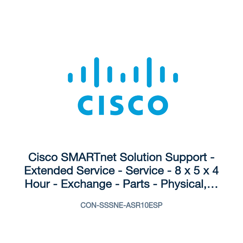 CON-SSSNE-ASR10ESP: Cisco SMARTnet Solution Support