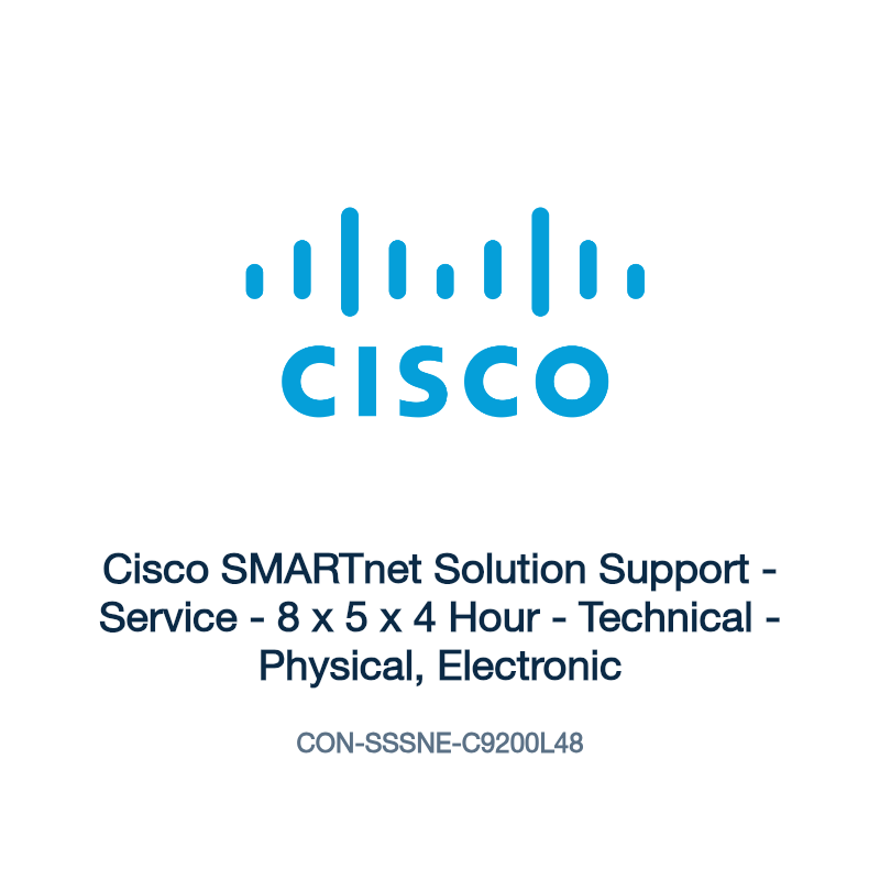 CON-SSSNE-C9200L48: Cisco SMARTnet Solution Support
