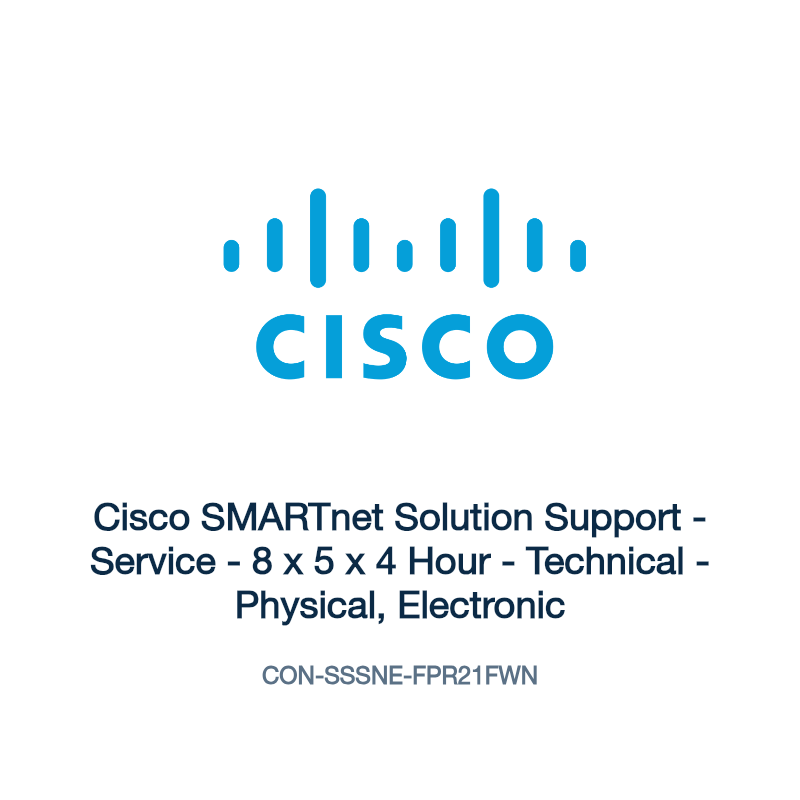 CON-SSSNE-FPR21FWN: Cisco SMARTnet Solution Support