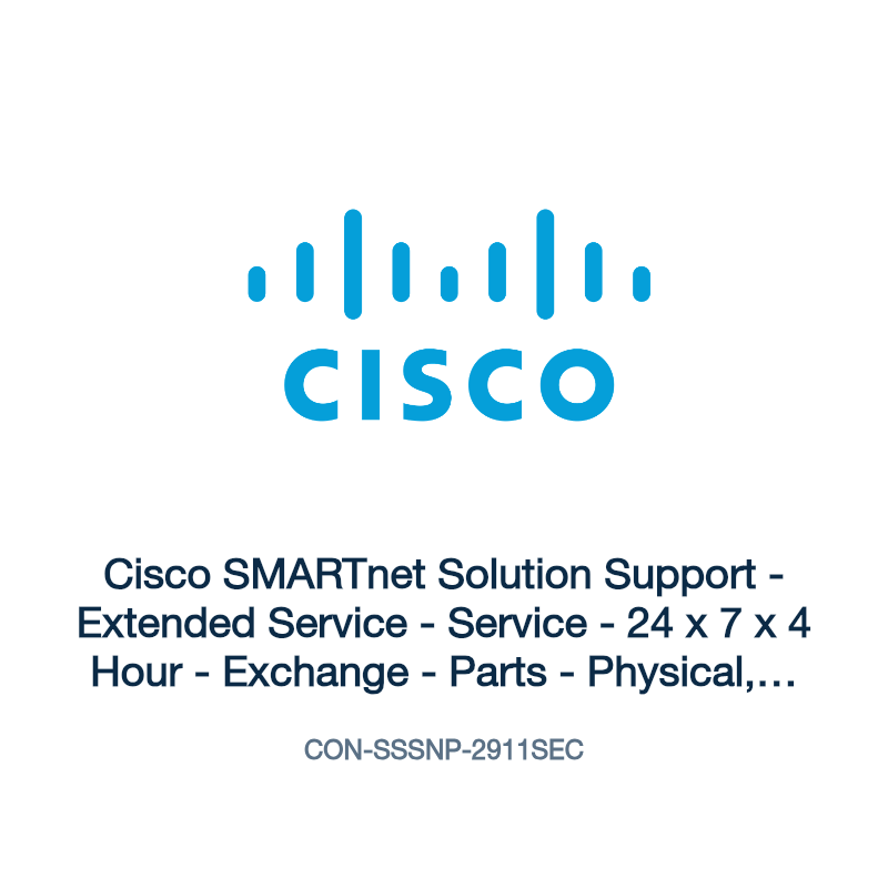 CON-SSSNP-2911SEC: Cisco SMARTnet Solution Support