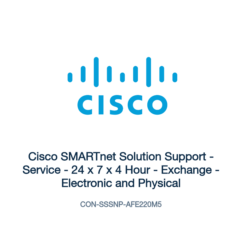 CON-SSSNP-AFE220M5: Cisco SMARTnet Solution Support