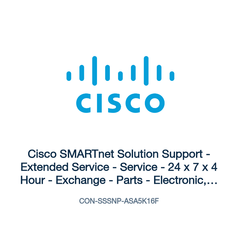 CON-SSSNP-ASA5K16F: Cisco SMARTnet Solution Support