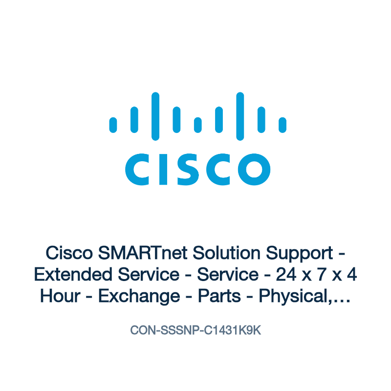 CON-SSSNP-C1431K9K: Cisco SMARTnet Solution Support