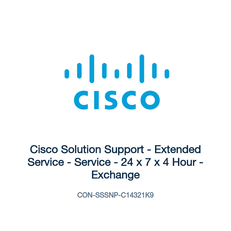 CON-SSSNP-C14321K9: Cisco Solution Support