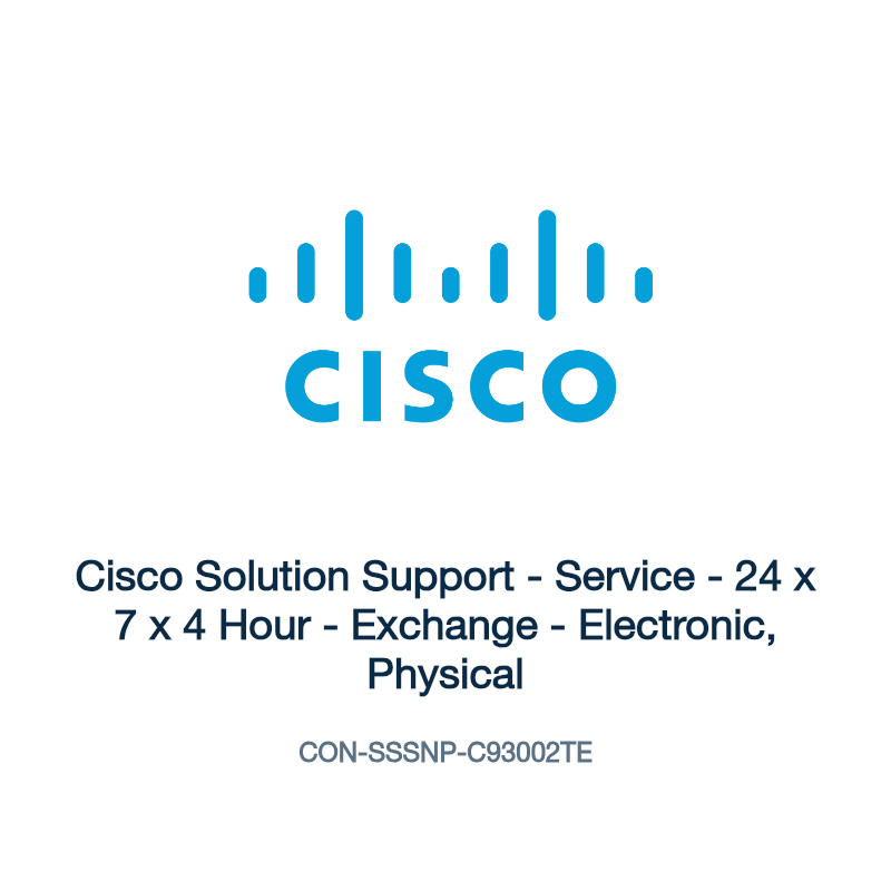 CON-SSSNP-C93002TE: Cisco Solution Support