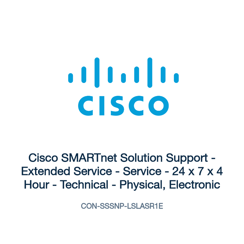 CON-SSSNP-LSLASR1E: Cisco SMARTnet Solution Support
