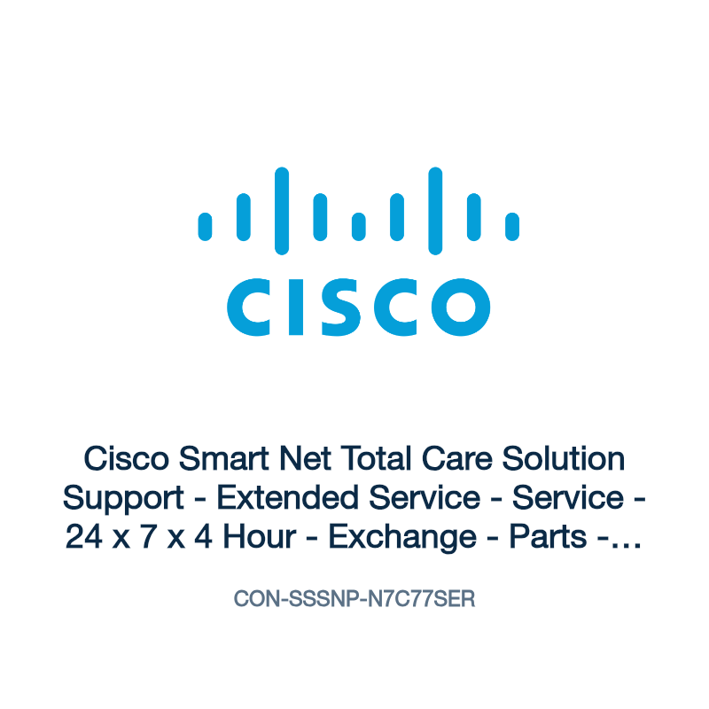 CON-SSSNP-N7C77SER: Cisco Smart Net Total Care Solution Support