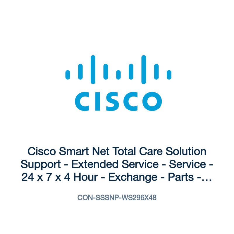 CON-SSSNP-WS296X48: Cisco Smart Net Total Care Solution Support