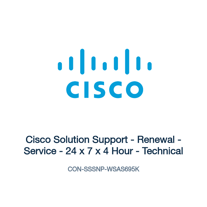 CON-SSSNP-WSAS695K: Cisco Solution Support