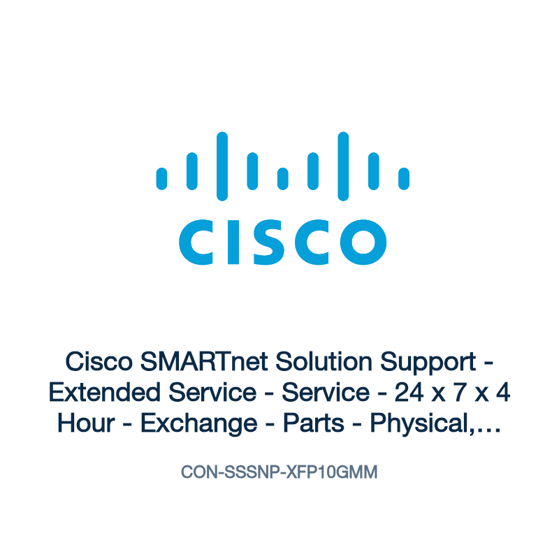 CON-SSSNP-XFP10GMM: Cisco SMARTnet Solution Support