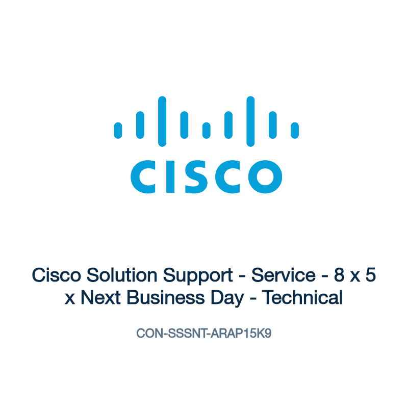 CON-SSSNT-ARAP15K9: Cisco Solution Support