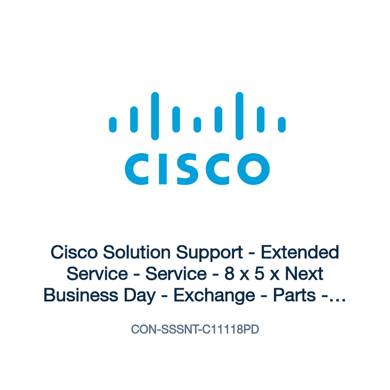 CON-SSSNT-C11118PD: Cisco Solution Support