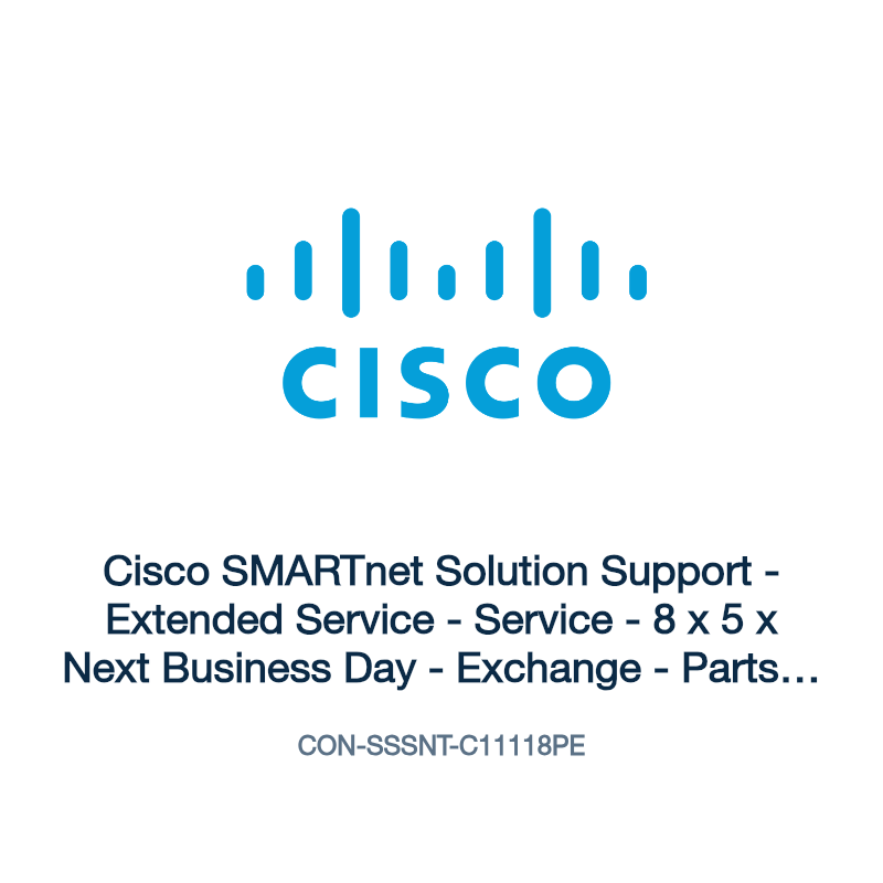 CON-SSSNT-C11118PE: Cisco SMARTnet Solution Support