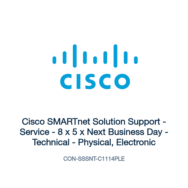 CON-SSSNT-C1114PLE: Cisco SMARTnet Solution Support