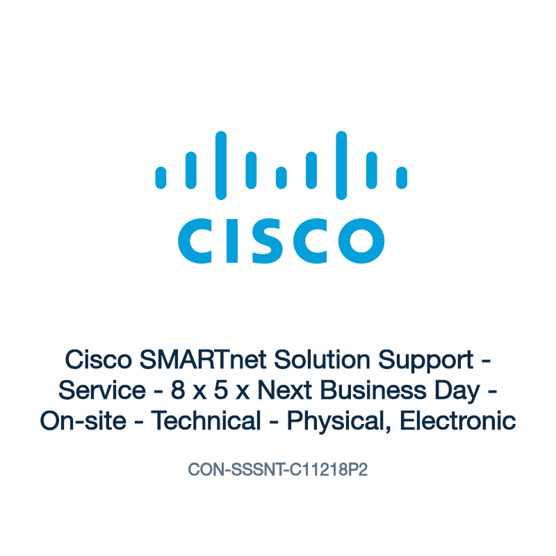 CON-SSSNT-C11218P2: Cisco SMARTnet Solution Support