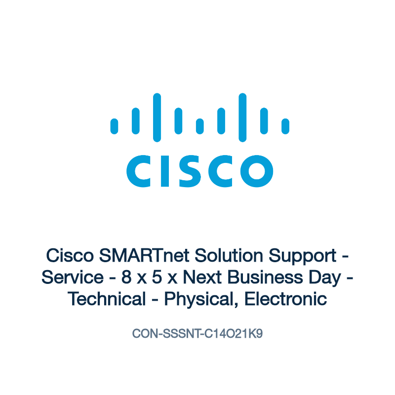 CON-SSSNT-C14O21K9: Cisco SMARTnet Solution Support