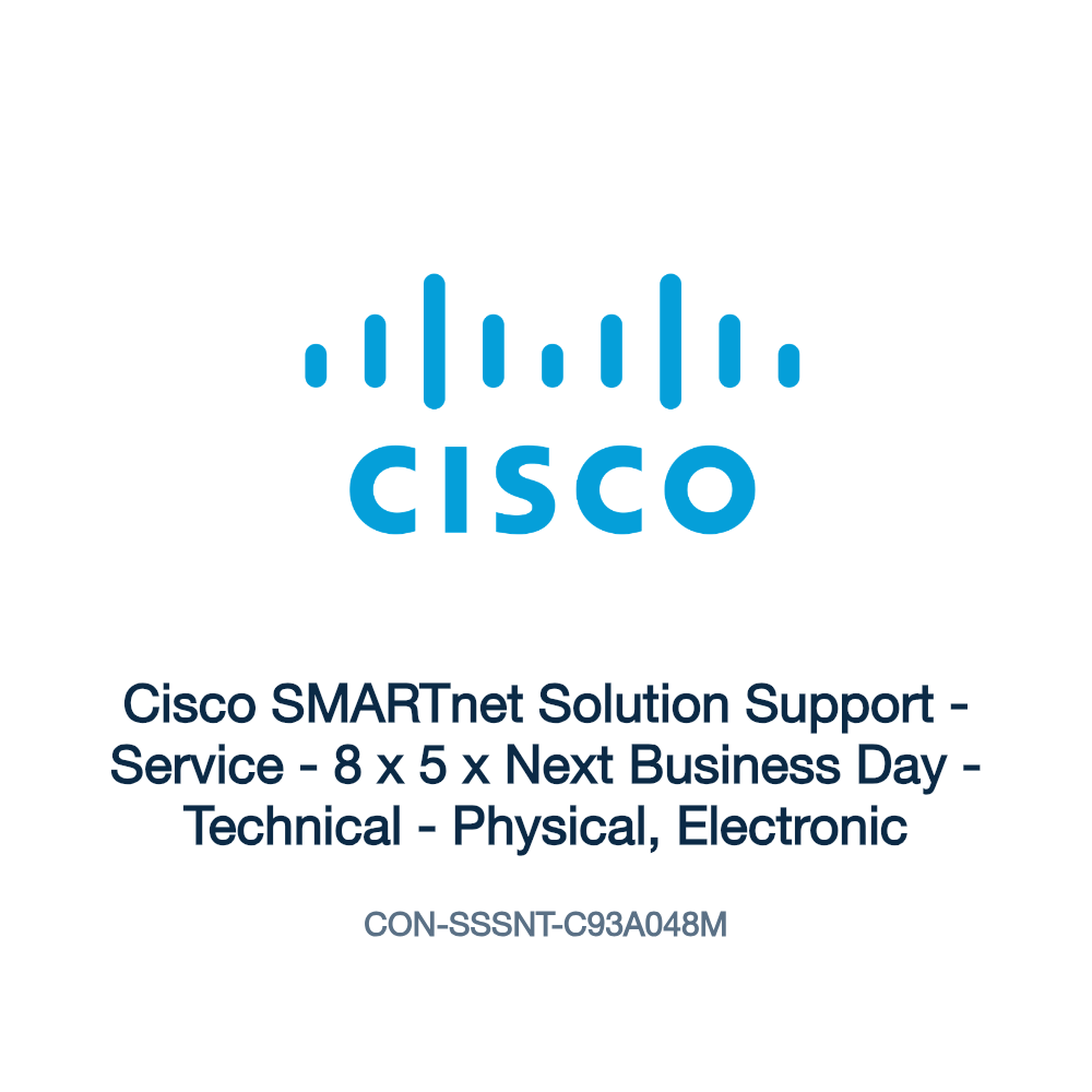 CON-SSSNT-C93A048M: Cisco SMARTnet Solution Support