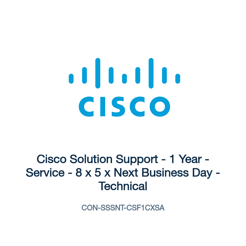 CON-SSSNT-CSF1CXSA: Cisco Solution Support