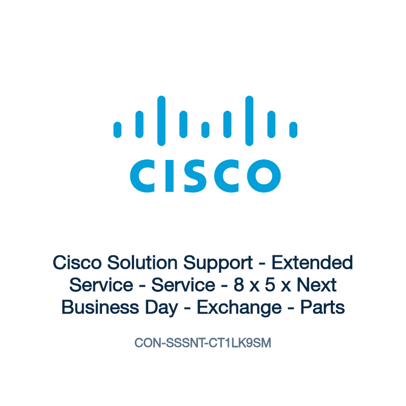 CON-SSSNT-CT1LK9SM: Cisco Solution Support