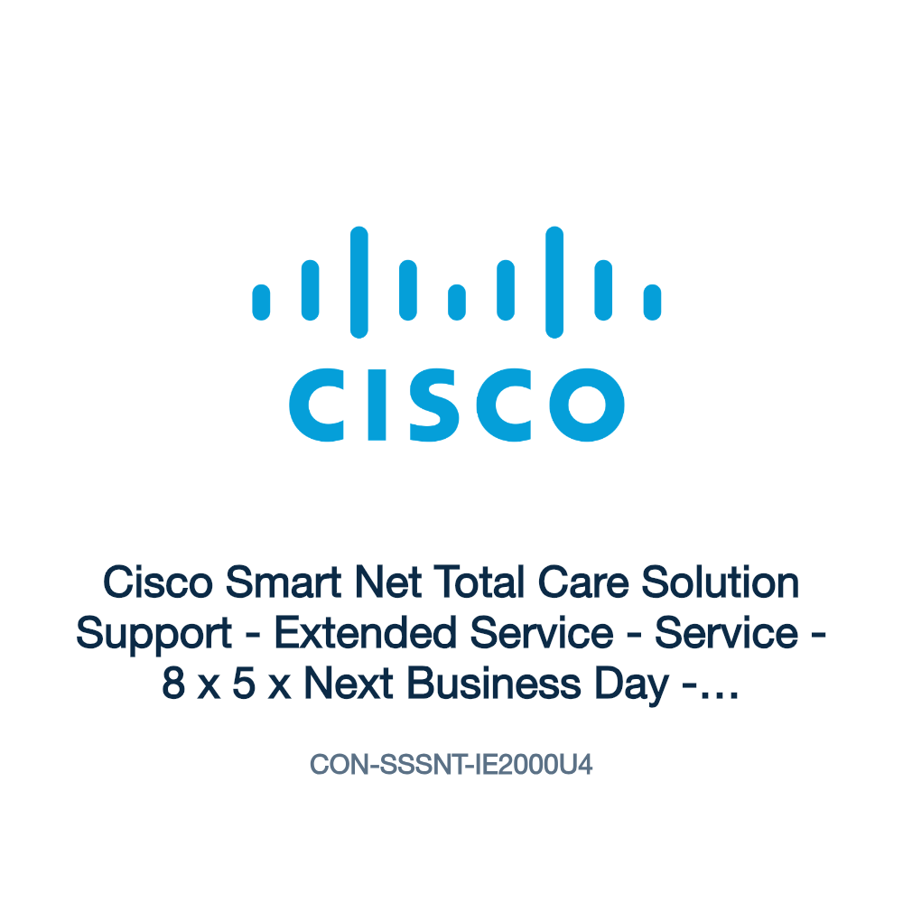 CON-SSSNT-IE2000U4: Cisco Smart Net Total Care Solution Support