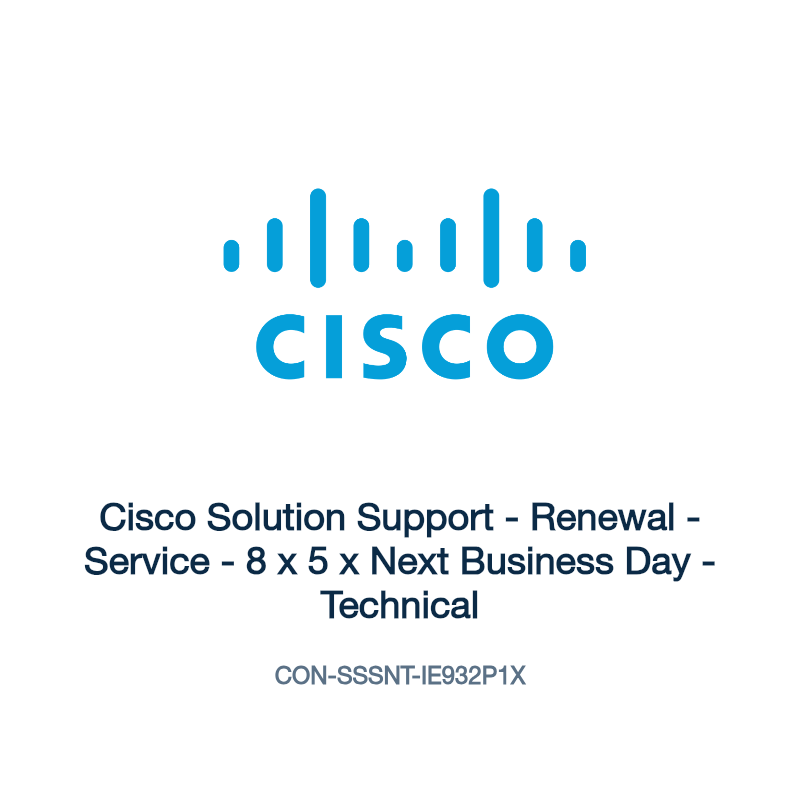 CON-SSSNT-IE932P1X: Cisco Solution Support