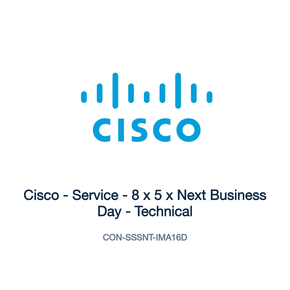 CON-SSSNT-IMA16D: Cisco - Service - 8 x 5 x Next Business Day - Technical